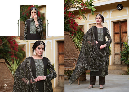 Humsafar Belliza Designer Studio Viscose Rayon Karachi Salwar Suits Wholesale Price