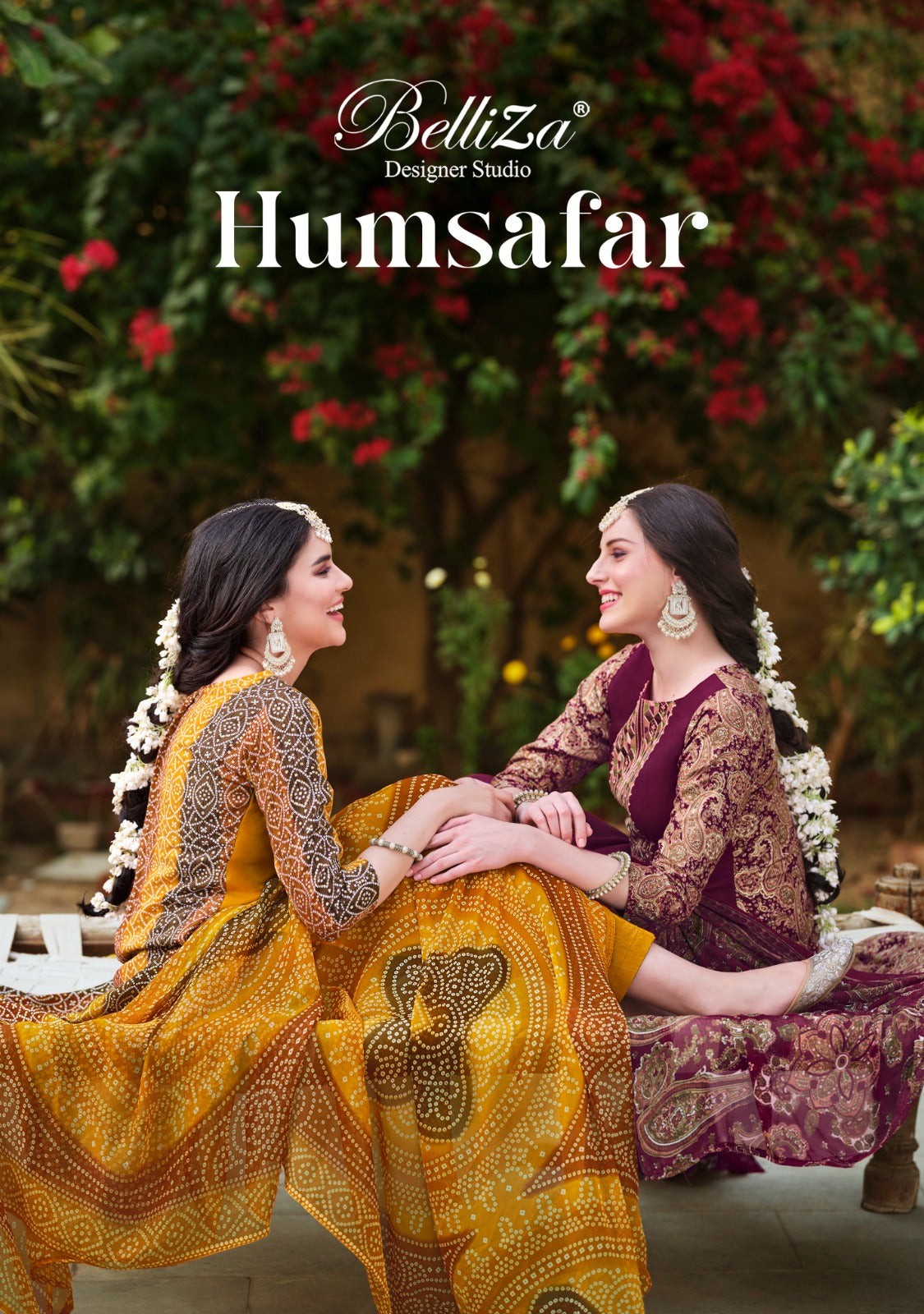 Humsafar Belliza Designer Studio Viscose Rayon Karachi Salwar Suits Wholesale Price