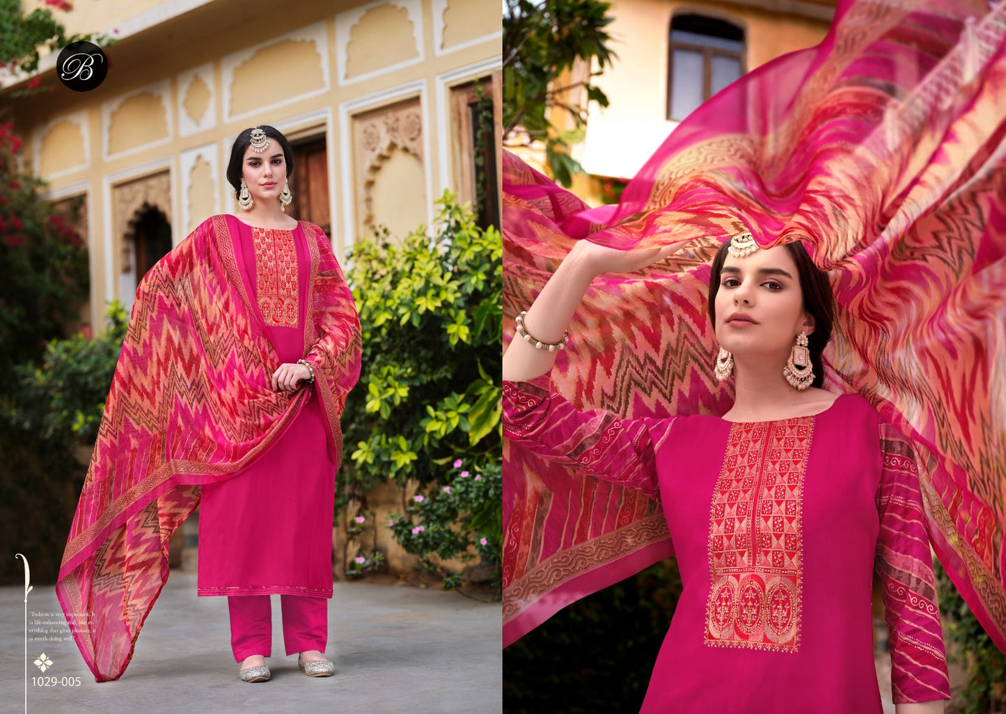 Humsafar Belliza Designer Studio Viscose Rayon Karachi Salwar Suits Wholesale Price