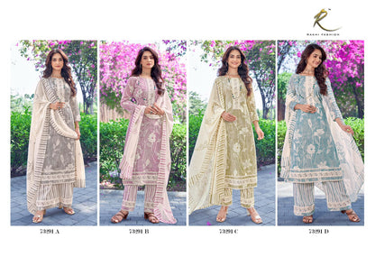 Humsafar Rakhi Fashion Cotton Pant Style Suits Wholesaler Gujarat