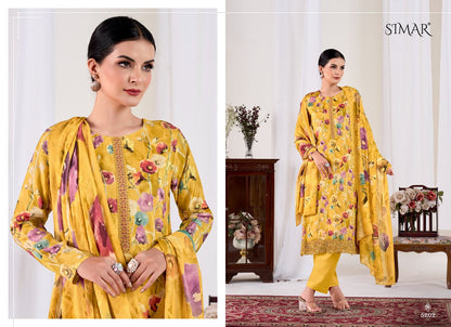Humsafar Vol 2 Simar Viscose Muslin Pant Style Suits Exporter India