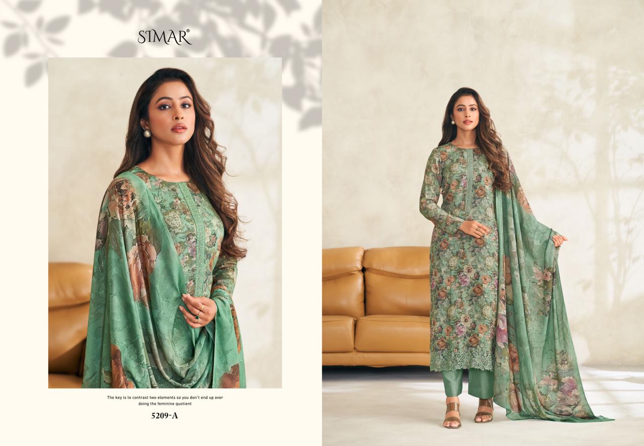 Humsafar Vol 3 Simar Glossy Viscose Muslin Pant Style Suits Wholesaler Ahmedabad