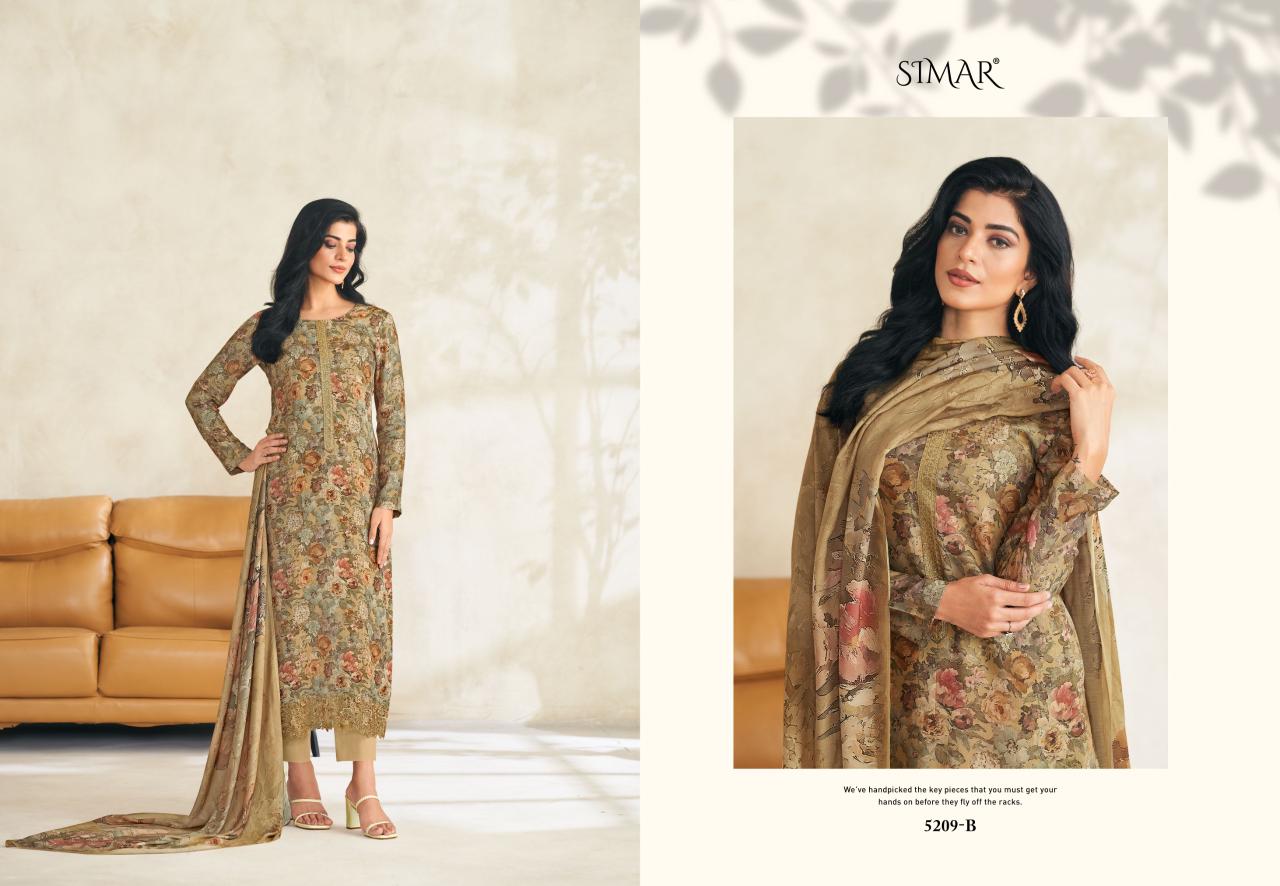 Humsafar Vol 3 Simar Glossy Viscose Muslin Pant Style Suits Wholesaler Ahmedabad