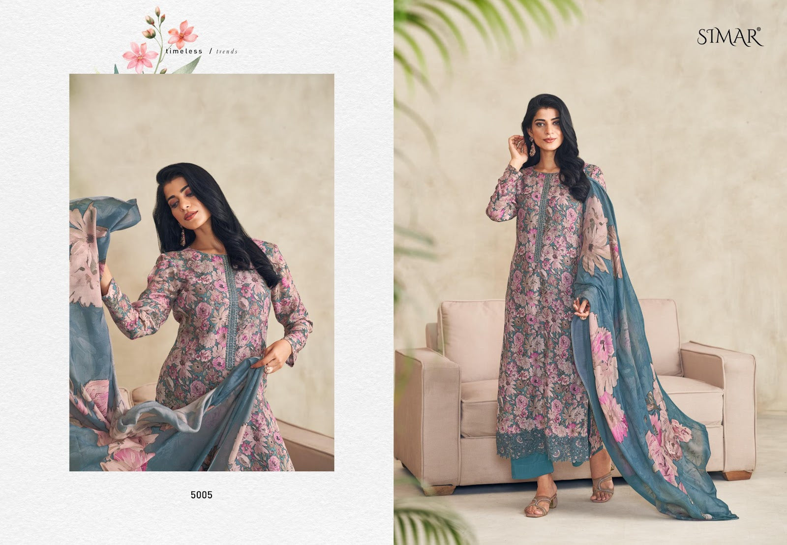 Humsafar Vol 4 Simar Glossy Pure Viscose Muslin Pant Style Suits Wholesale Rate