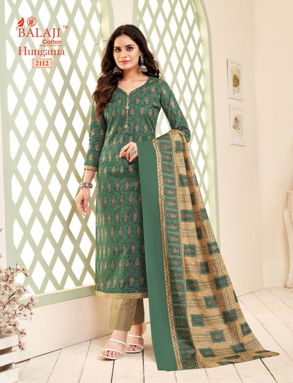 Hungama Vol 21 Balaji Cotton Dress Material Manufacturer Gujarat