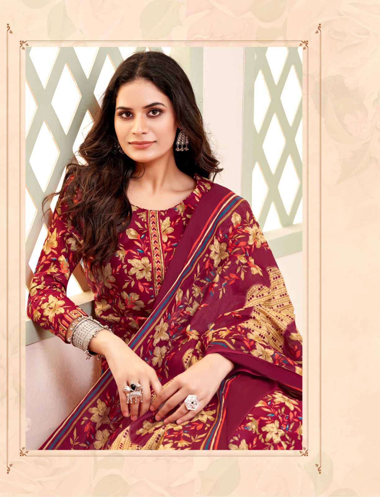 Hungama Vol 21 Balaji Cotton Dress Material Manufacturer Gujarat