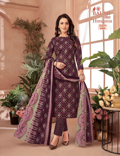 Hungama Vol 22 Balaji Cotton Dress Material Wholesale Rate