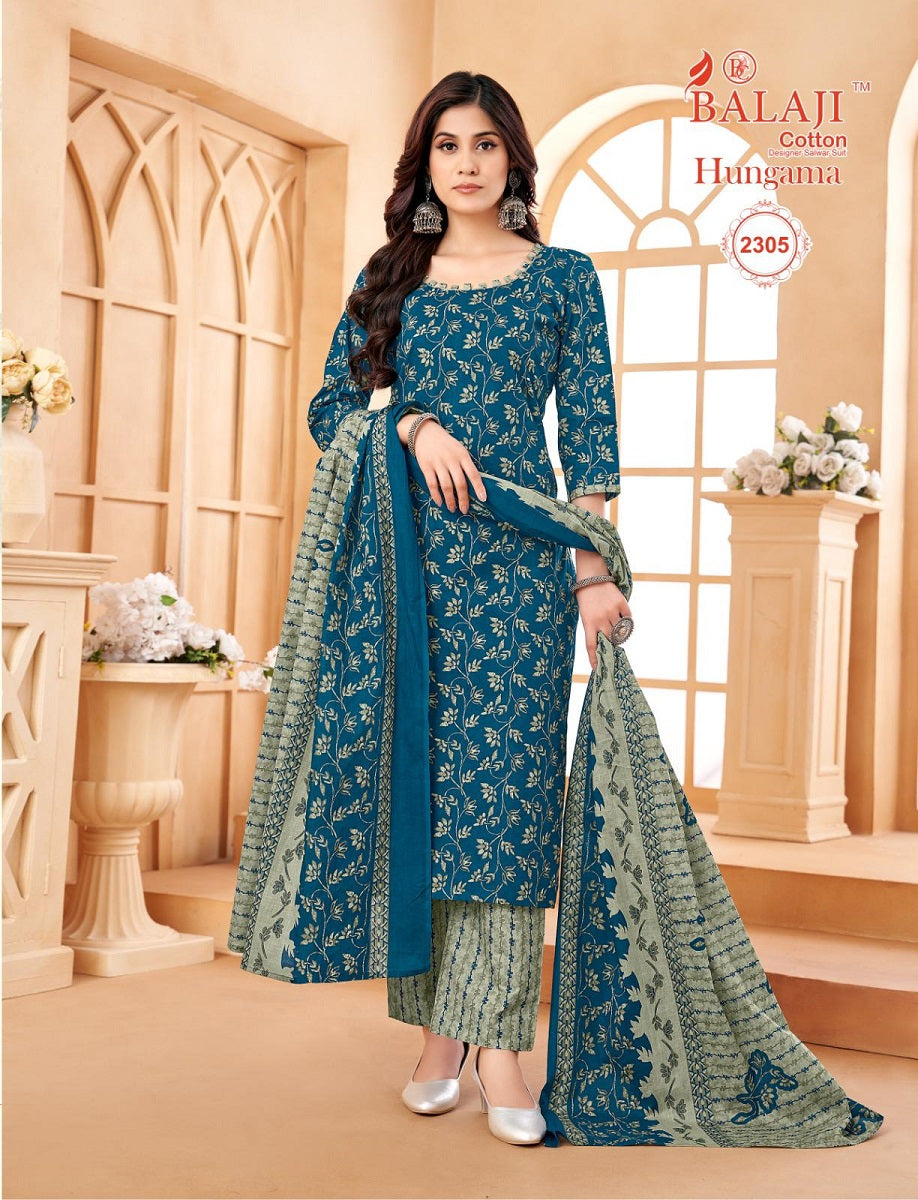 Hungama Vol 23 Balaji Cotton Dress Material Supplier Gujarat