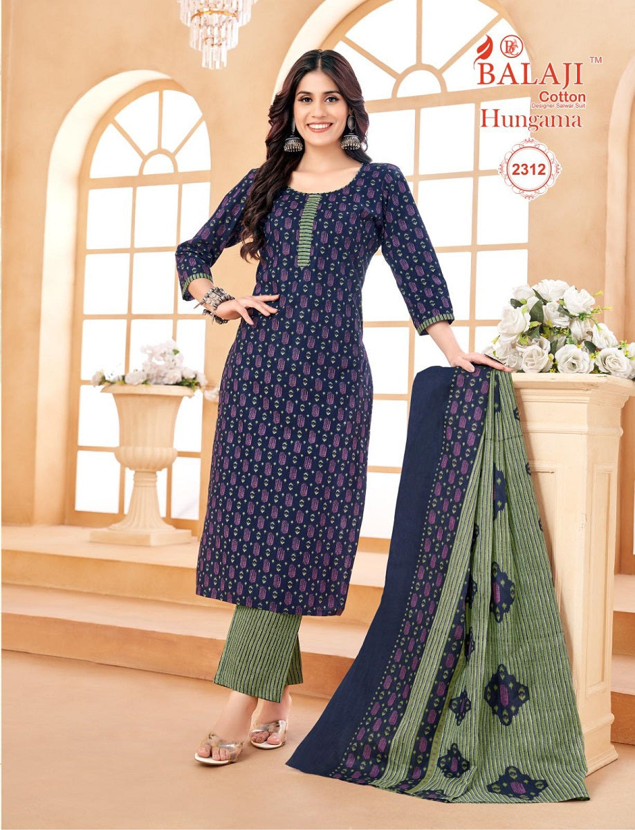 Hungama Vol 23 Balaji Cotton Dress Material Supplier Gujarat