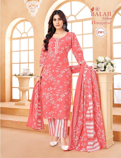 Hungama Vol 23 Balaji Cotton Dress Material Supplier Gujarat