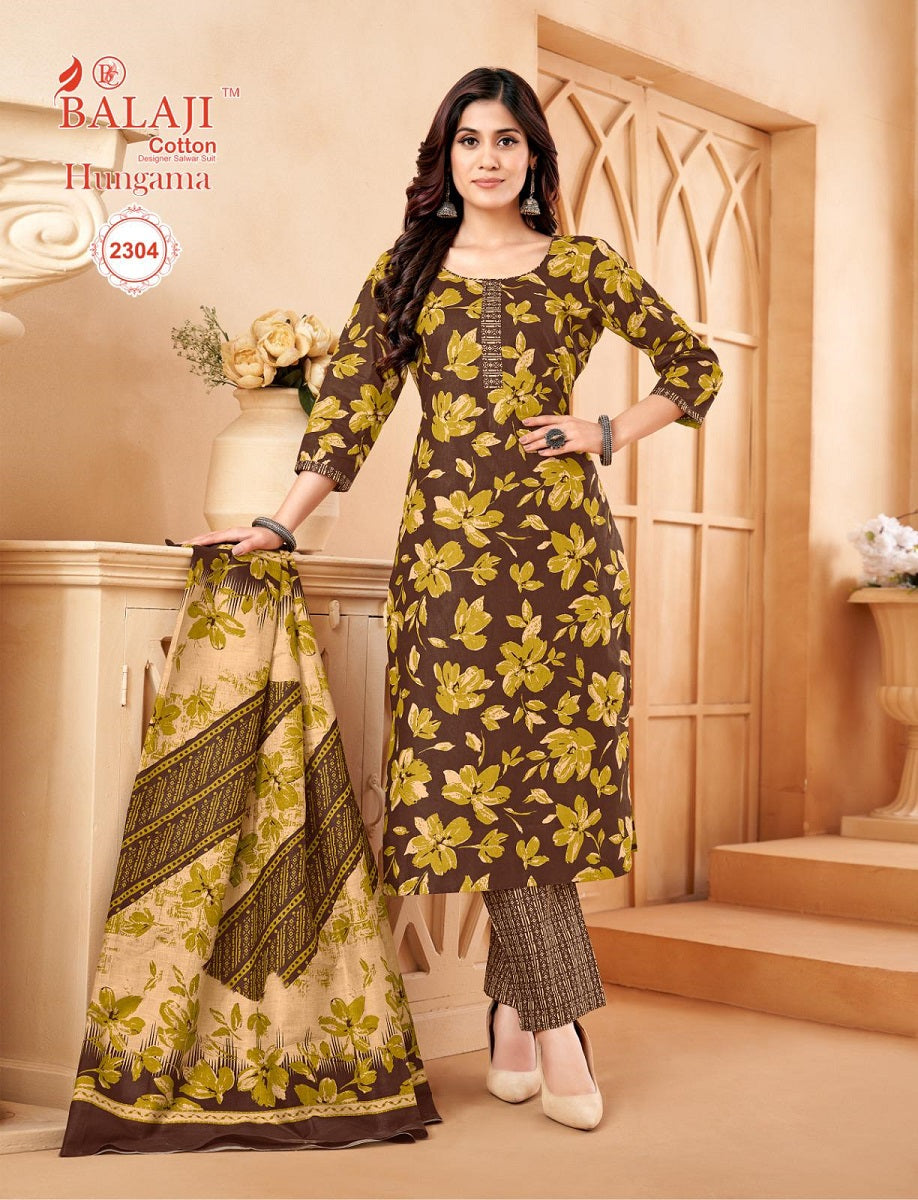Hungama Vol 23 Balaji Cotton Dress Material Supplier Gujarat