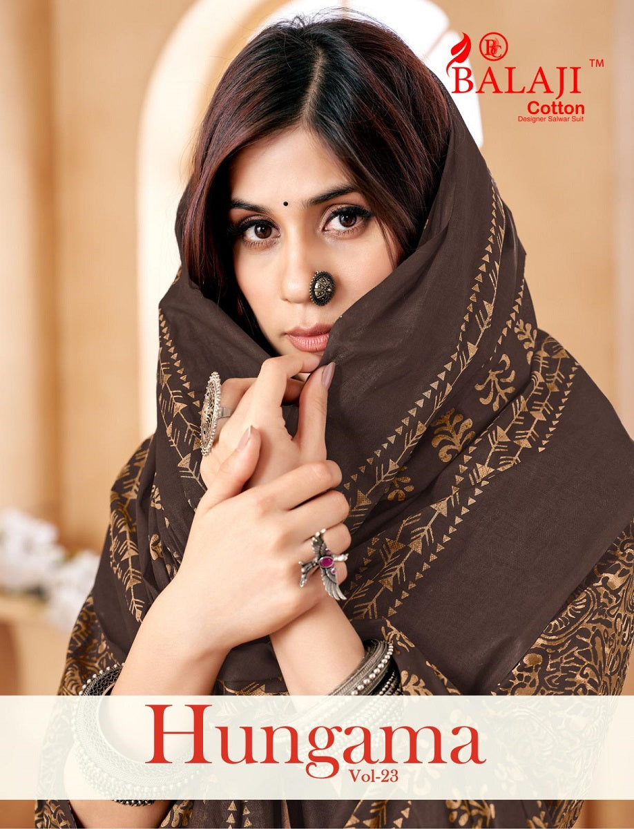 Hungama Vol 23 Balaji Cotton Dress Material Supplier Gujarat