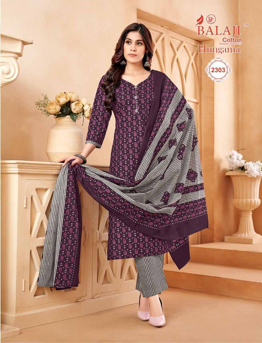 Hungama Vol 23 Balaji Cotton Dress Material Supplier Gujarat