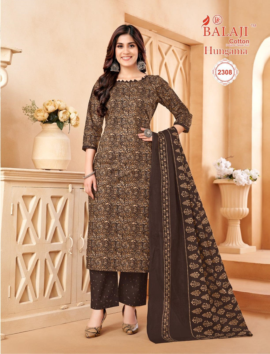 Hungama Vol 23 Balaji Cotton Dress Material Supplier Gujarat
