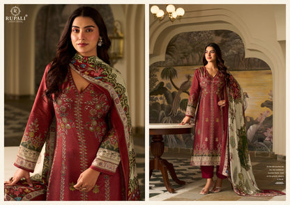 Husn Pari Rupali Viscose Muslin Pant Style Suits Manufacturer Gujarat