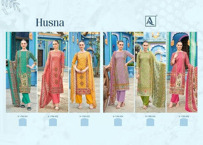 Husna Alok Simmer Karachi Salwar Suits Exporter Ahmedabad