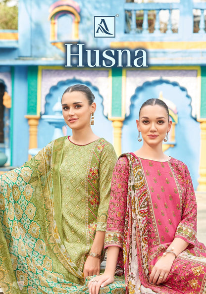 Husna Alok Simmer Karachi Salwar Suits Exporter Ahmedabad