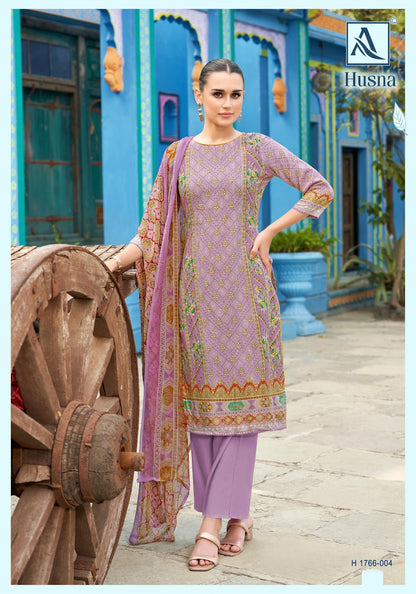 Husna Alok Simmer Karachi Salwar Suits Exporter Ahmedabad