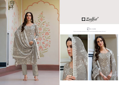 Husna Zulfat Designer Cotton Karachi Salwar Suits Exporter India