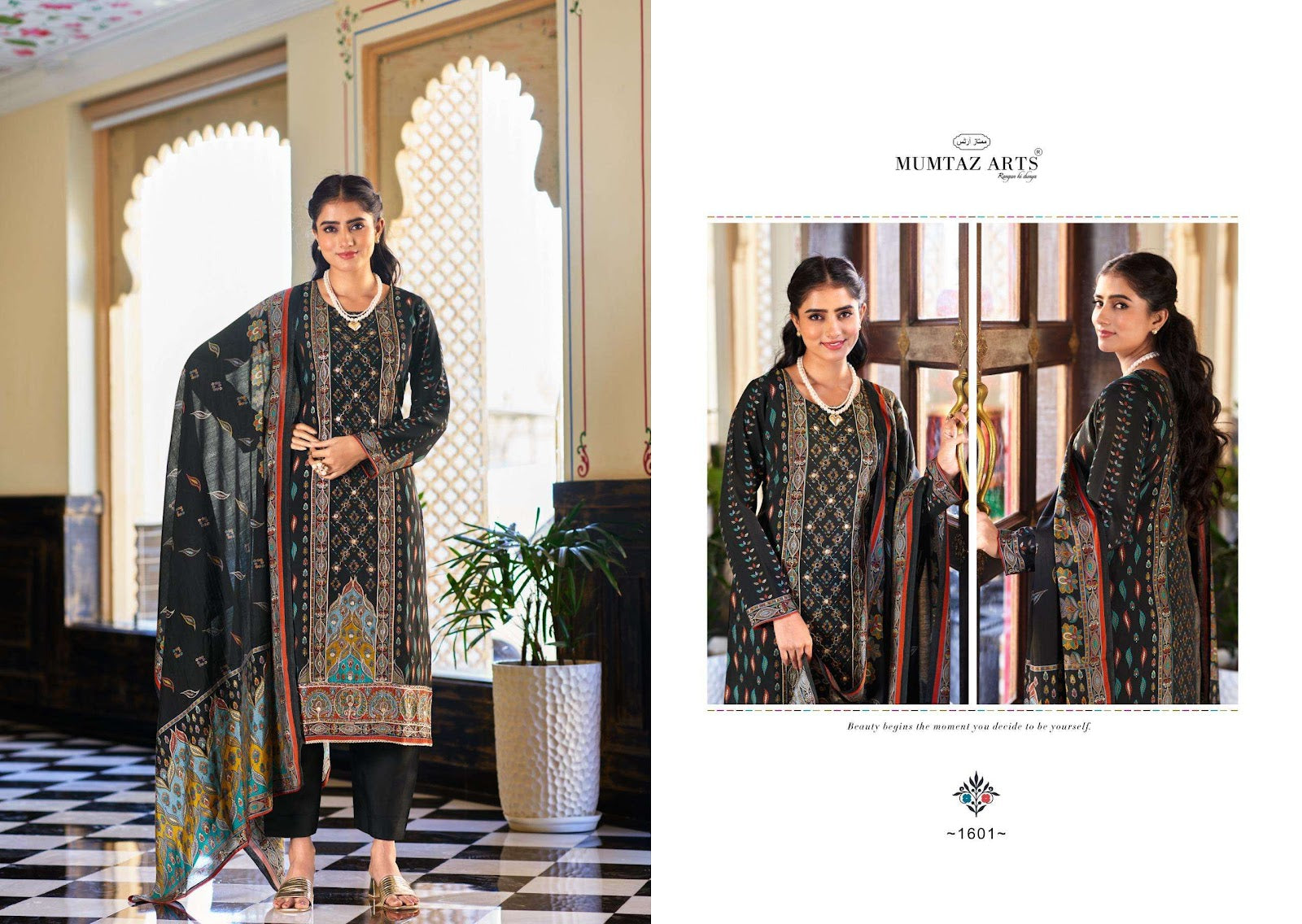 Husniya Mumtaz Arts Modal Silk Karachi Salwar Suits Exporter India