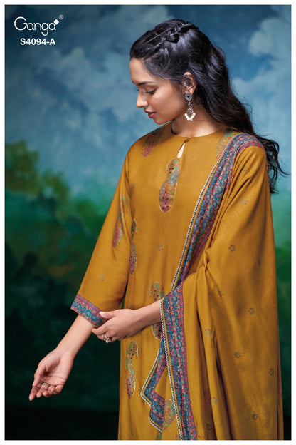 Hyora 4094 Ganga Pashmina Suits Manufacturer