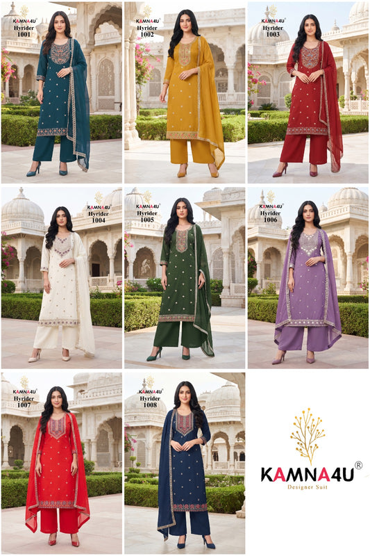 Hyrider Kamna4U Roman Readymade Pant Style Suits Wholesaler