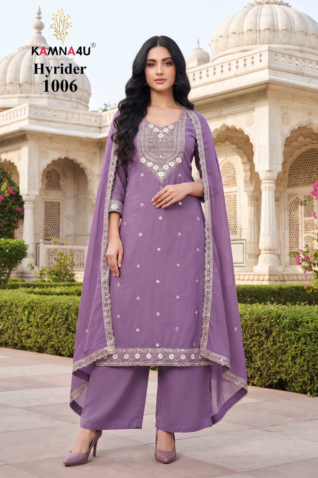 Hyrider Kamna4U Roman Readymade Pant Style Suits Wholesaler