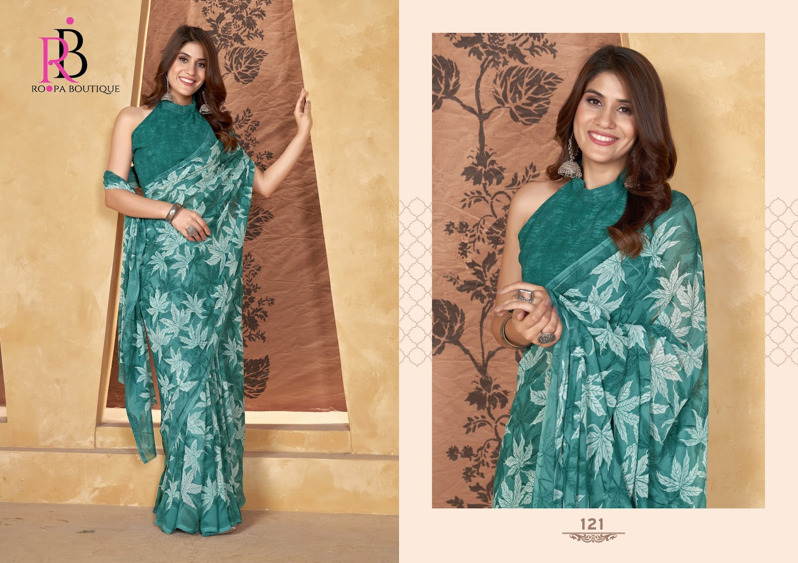 Zeeya Radhika Vol 6 Roopa Boutique Weightless Sarees Exporter Ahmedabad