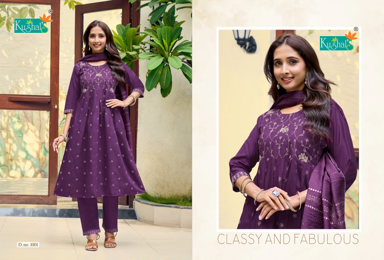 Imli Kushal Vatican Readymade Anarkali Suits Wholesaler Gujarat