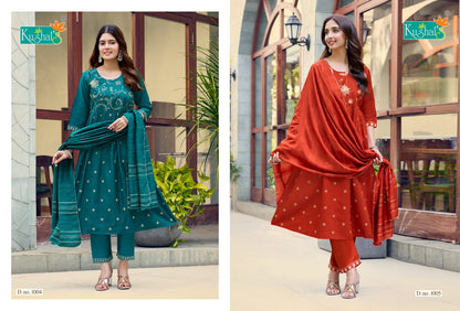 Imli Kushal Vatican Readymade Anarkali Suits Wholesaler Gujarat