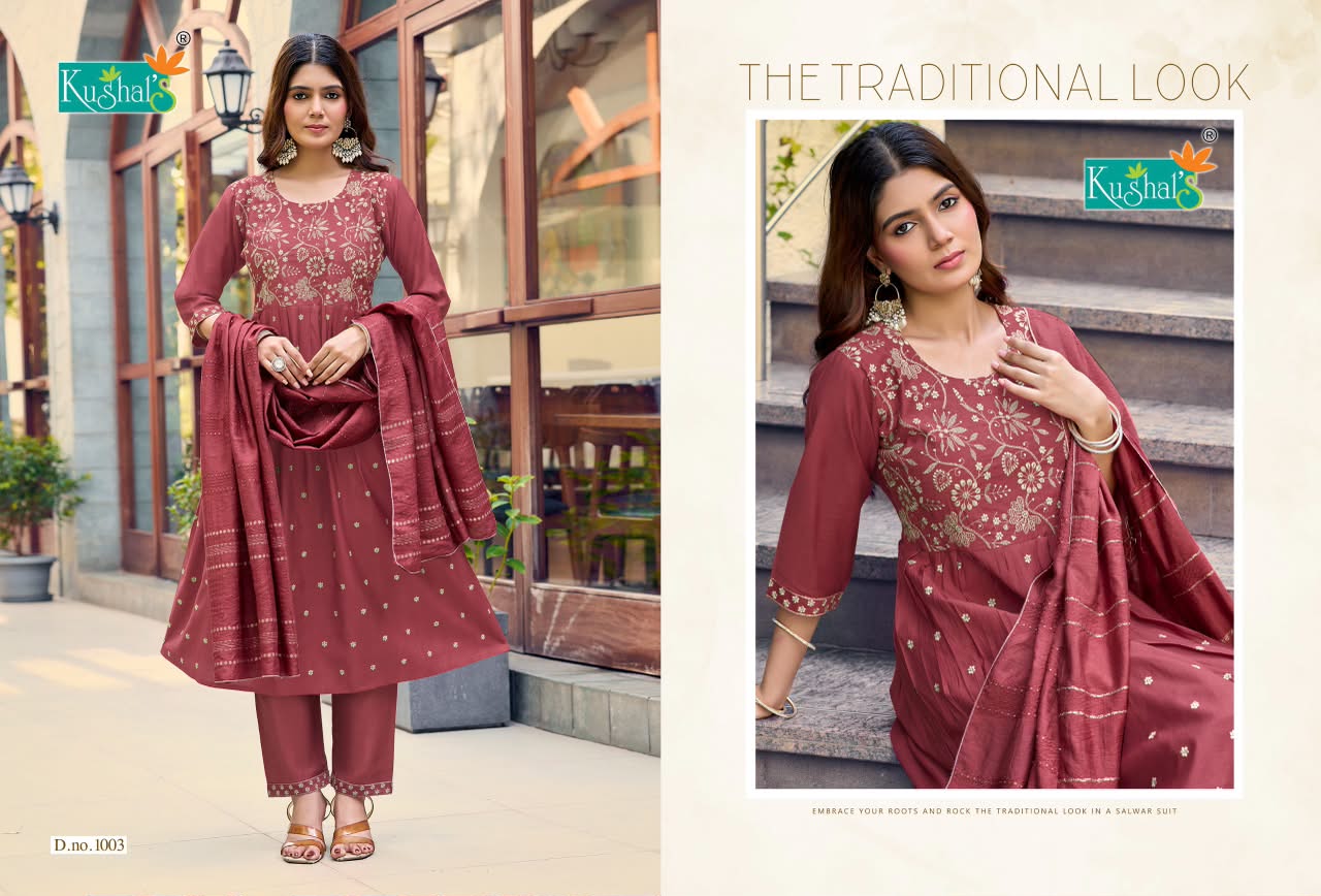 Imli Kushal Vatican Readymade Anarkali Suits Wholesaler Gujarat