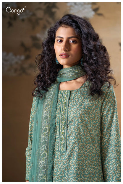 Iana S3148 Ganga Cotton Plazzo Style Suits Supplier India