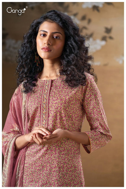 Iana S3148 Ganga Cotton Plazzo Style Suits Supplier India