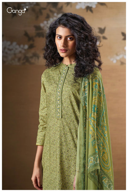 Iana S3148 Ganga Cotton Plazzo Style Suits Supplier India