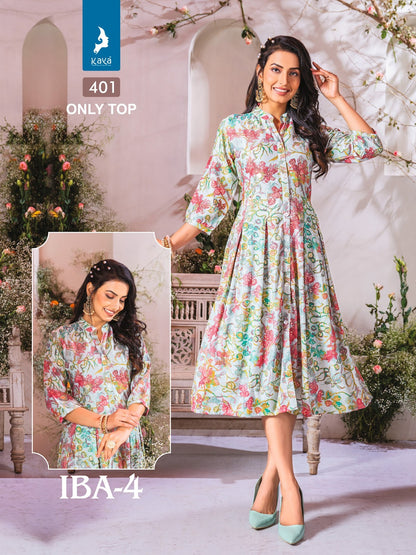 Iba 4 Kaya Capsule Anarkali Kurtis Wholesaler India