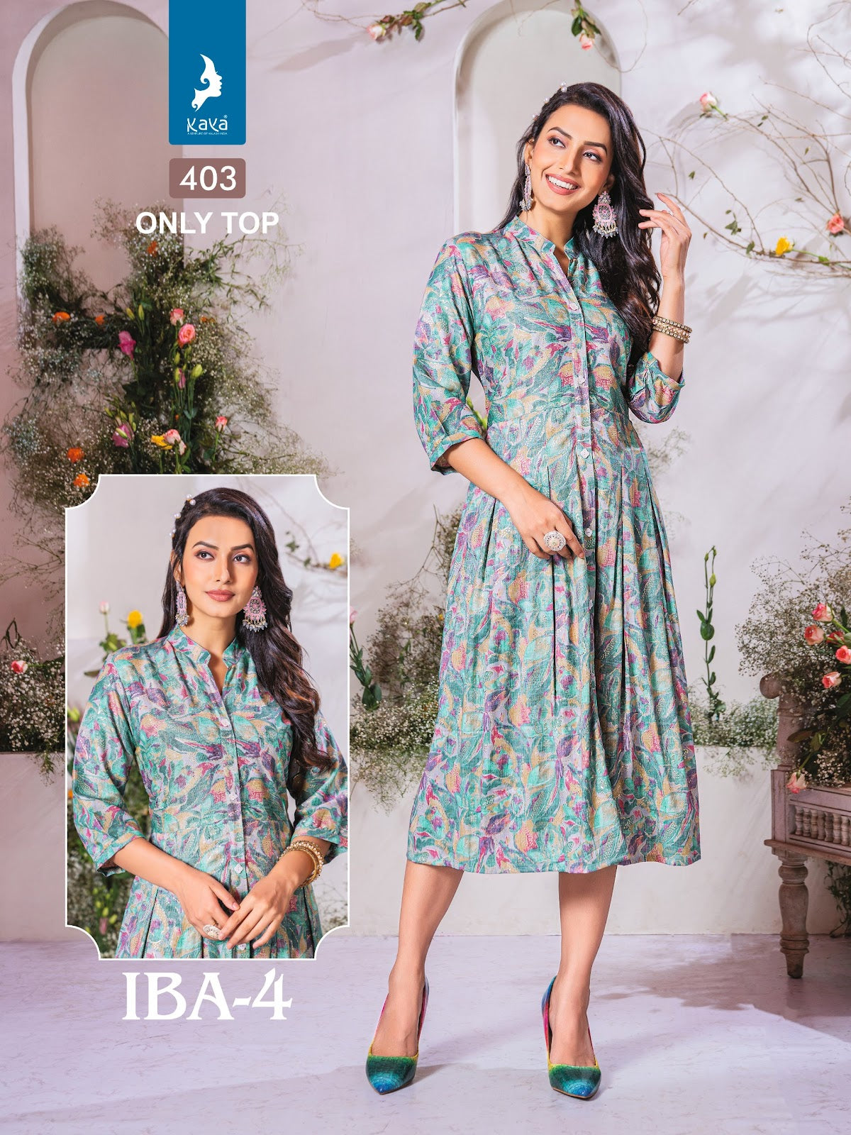 Iba 4 Kaya Capsule Anarkali Kurtis Wholesaler India
