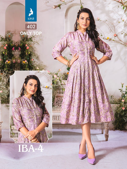Iba 4 Kaya Capsule Anarkali Kurtis Wholesaler India