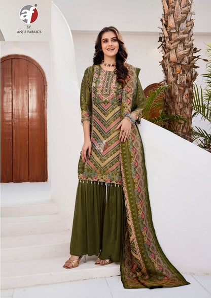 Ibaadat Af Kanjivaram Silk Readymade Sharara Suits Supplier Gujarat