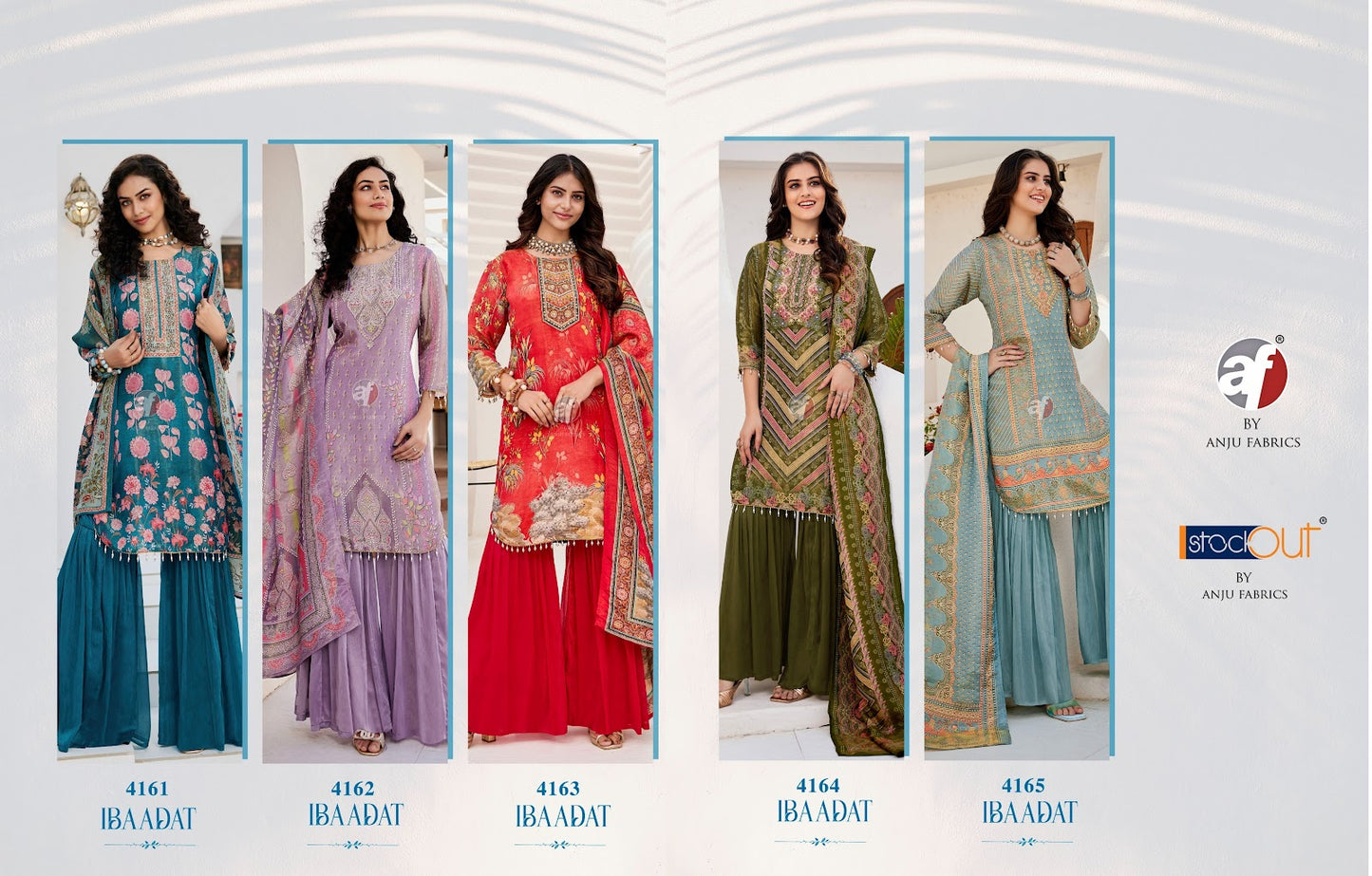 Ibaadat Af Kanjivaram Silk Readymade Sharara Suits Supplier Gujarat