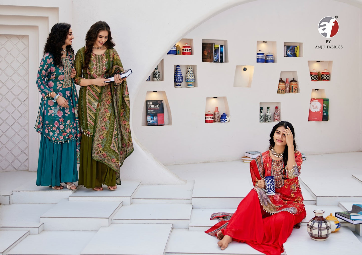 Ibaadat Af Kanjivaram Silk Readymade Sharara Suits Supplier Gujarat