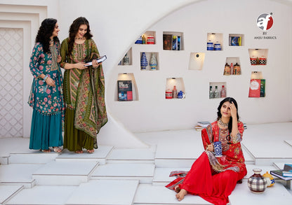 Ibaadat Af Kanjivaram Silk Readymade Sharara Suits Supplier Gujarat