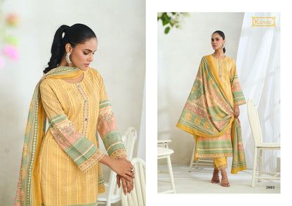 Ibadat 3 Kesar Cotton Pant Style Suits Wholesaler
