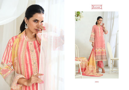 Ibadat 3 Kesar Cotton Pant Style Suits Wholesaler