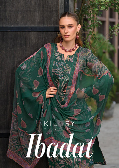 Ibadat Kilory Jaam Cotton Pant Style Suits Exporter India