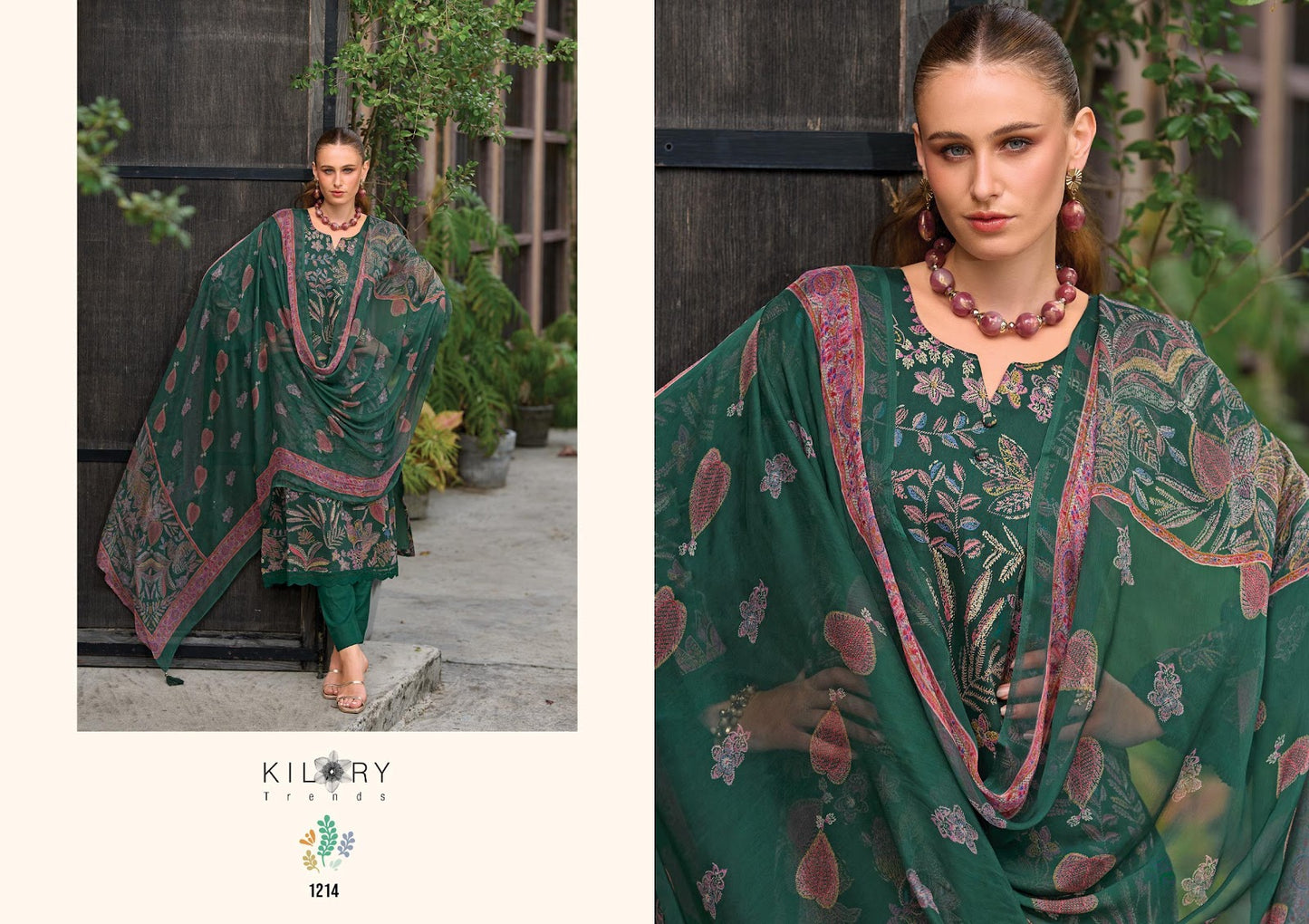 Ibadat Kilory Jaam Cotton Pant Style Suits Exporter India