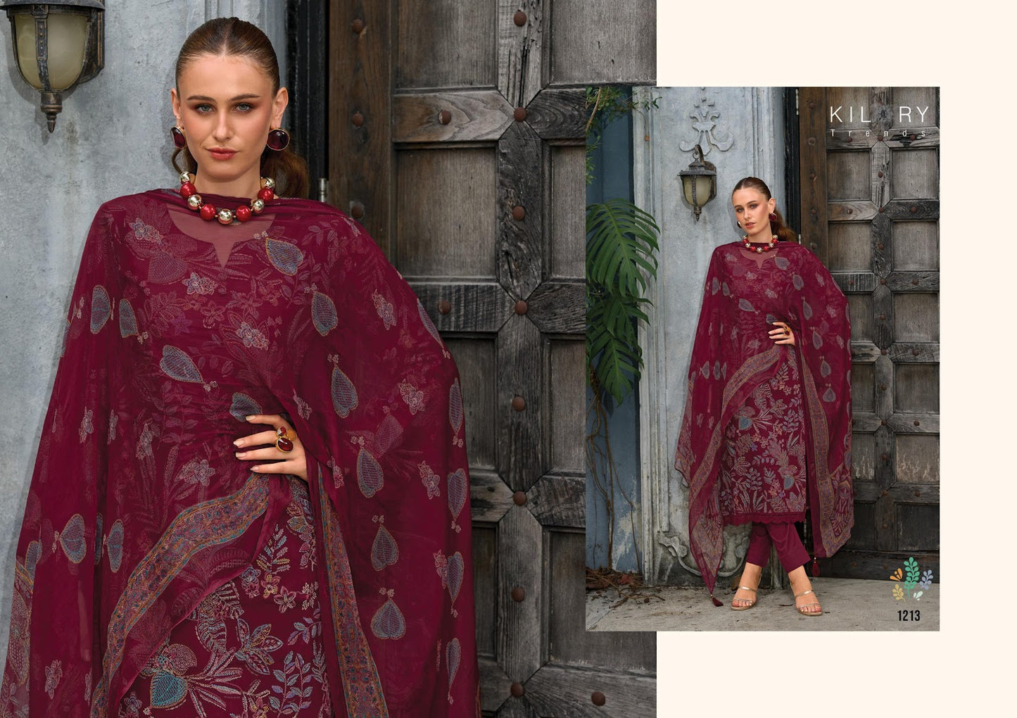 Ibadat Kilory Jaam Cotton Pant Style Suits Exporter India