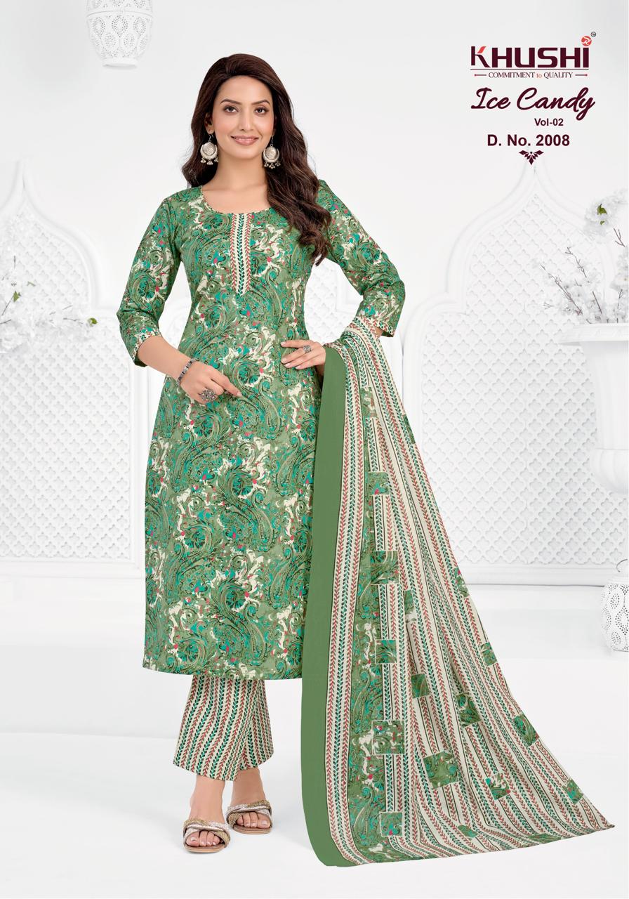 Ice Candy Vol 2 Khushi Cotton Dress Material Wholesaler