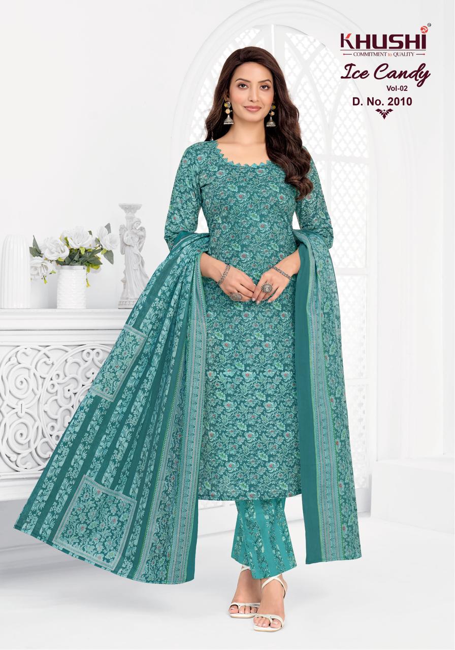 Ice Candy Vol 2 Khushi Cotton Dress Material Wholesaler