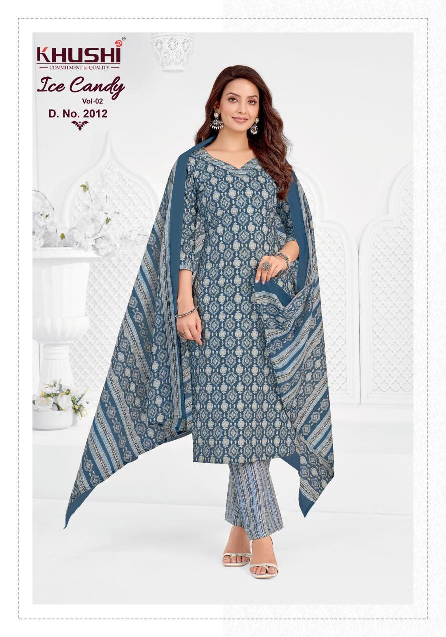 Ice Candy Vol 2 Khushi Cotton Dress Material Wholesaler