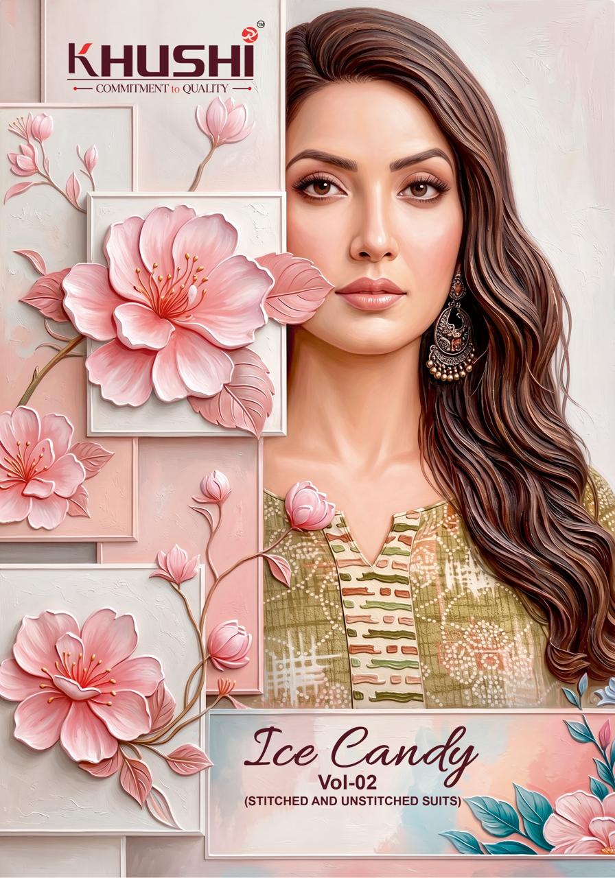 Ice Candy Vol 2 Khushi Cotton Dress Material Wholesaler